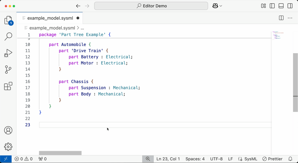 Auto completion of a non-keyword