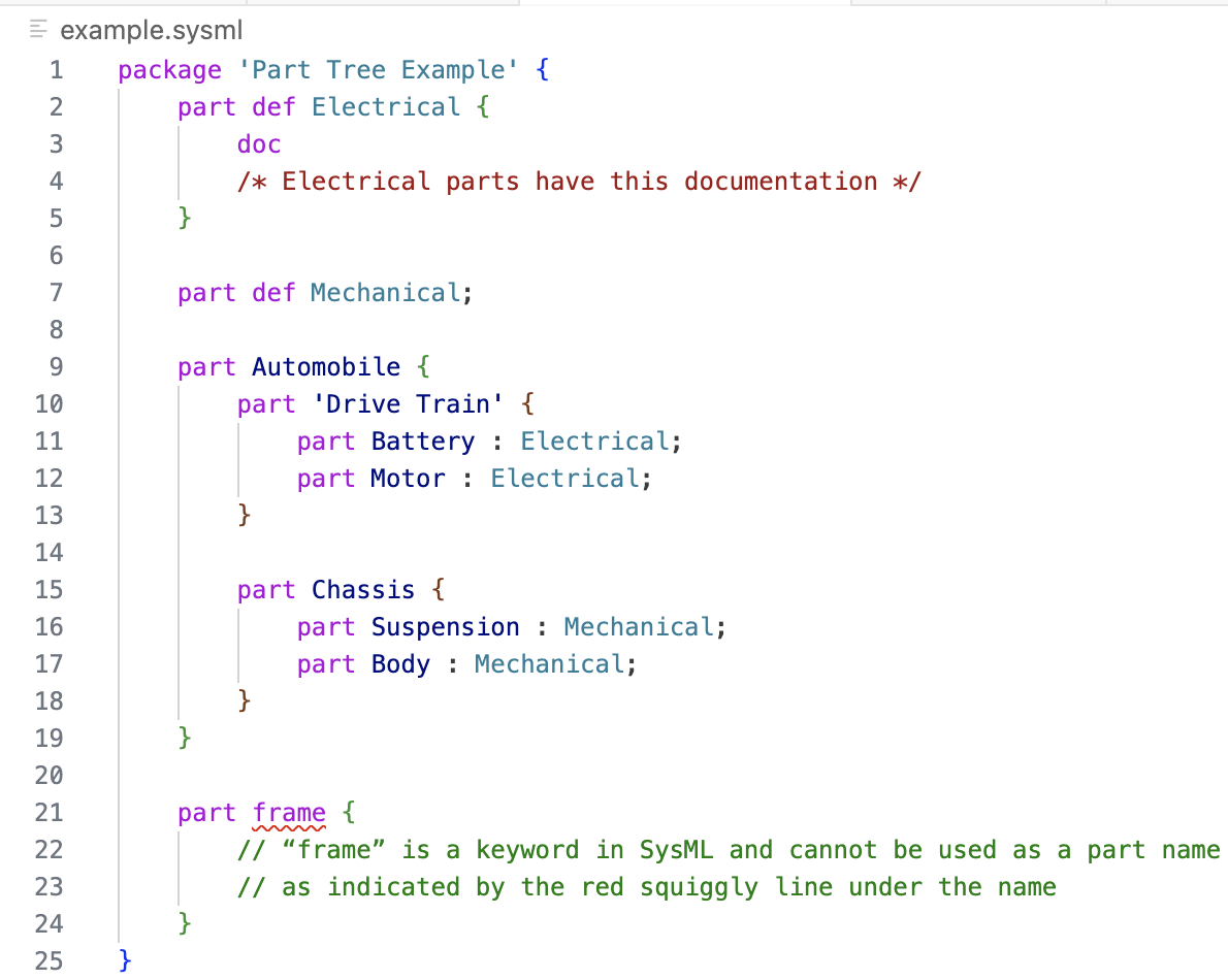 Semantic highlighting